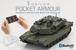 Kyosho Pocket Armour tank Abrams M1A2 Green Camo1: